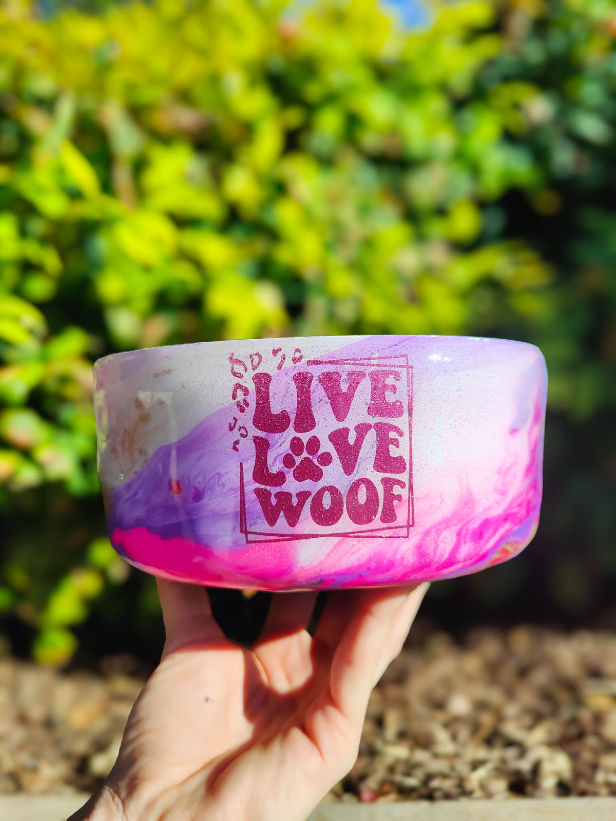 LIVE LOVE WOOF - 1.2L Stainless Steel Insulated Bowl