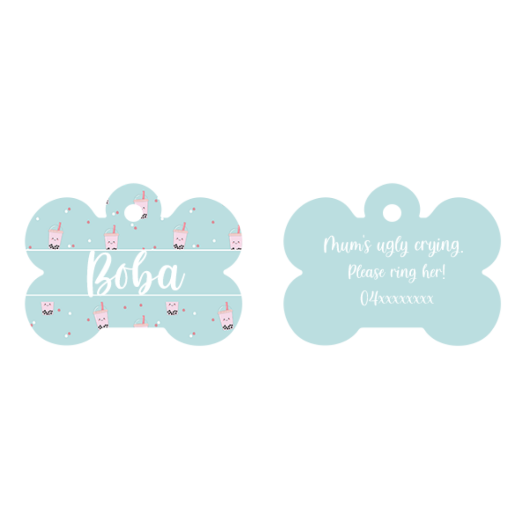 Milk Tea - Pet Tag