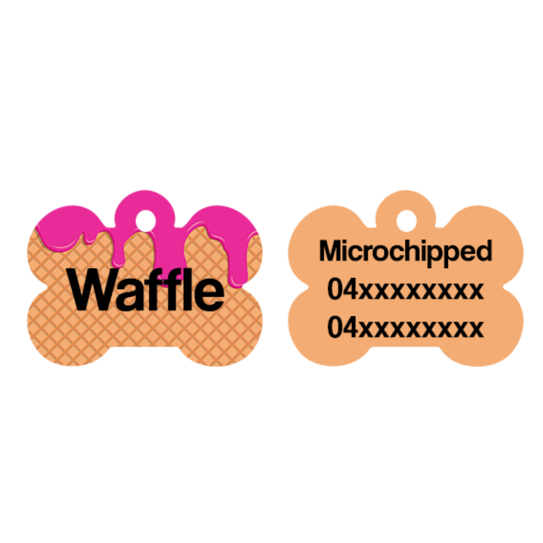 You're Waffle-y Cute! - Pet Tag