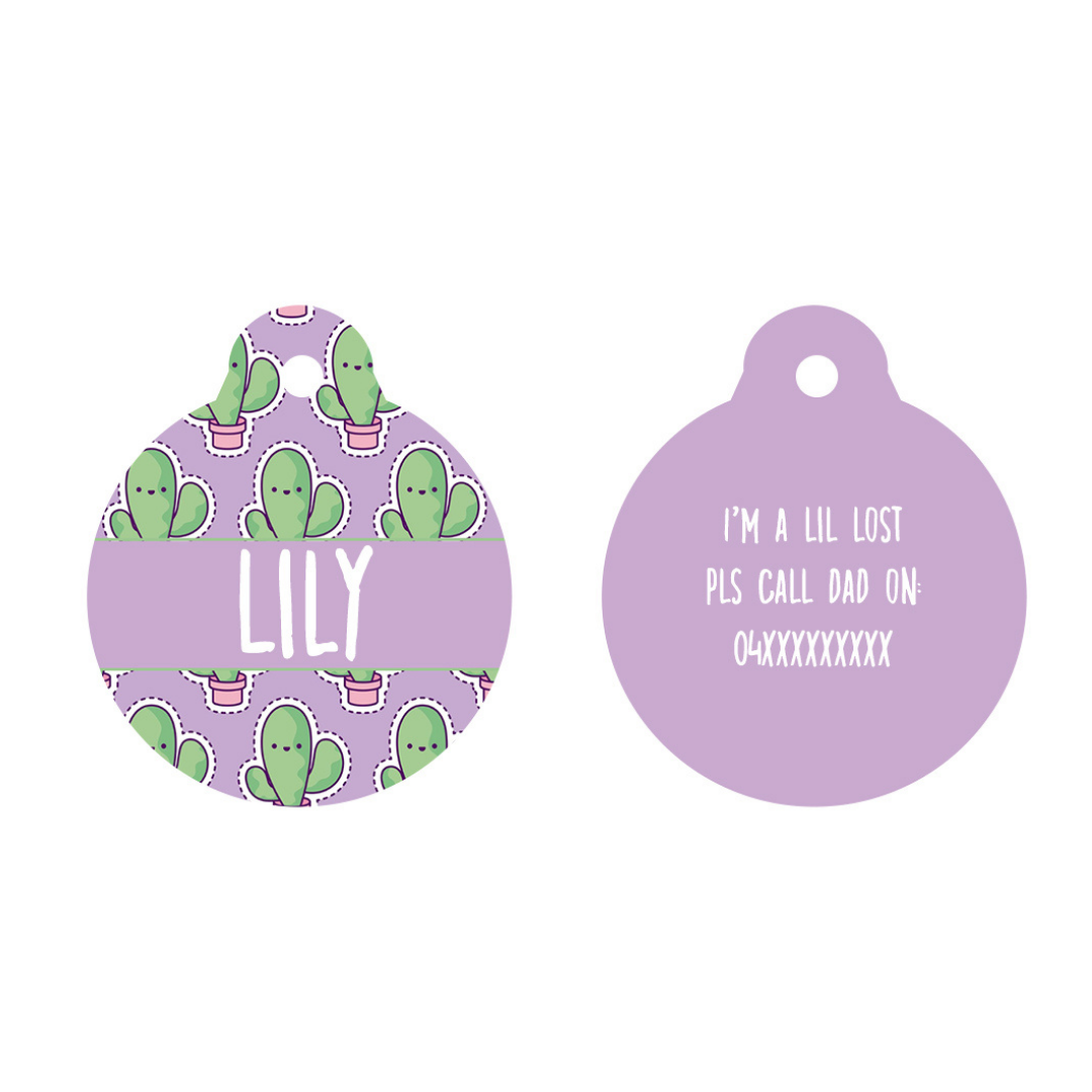 Pretty Fly for a Cacti! - Pet Tag