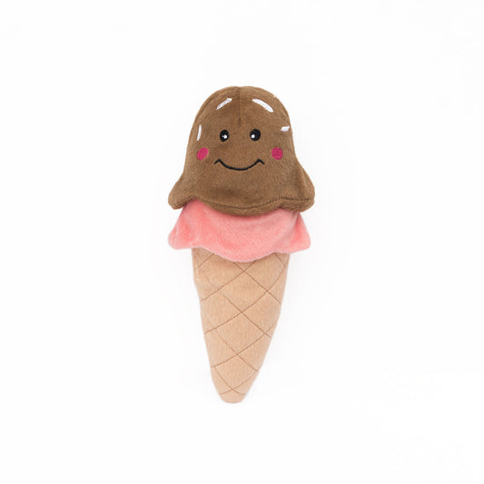Zippy Paws Ice-Cream Plush Toy